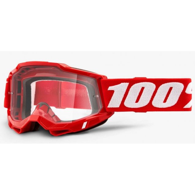 Окуляри 100% ACCURI 2 OTG Goggle Red - Clear Lens