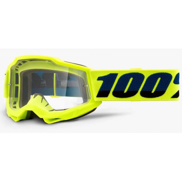 Дитячі окуляри 100% ACCURI 2 Youth Goggle Fluo Yellow - Clear Lens