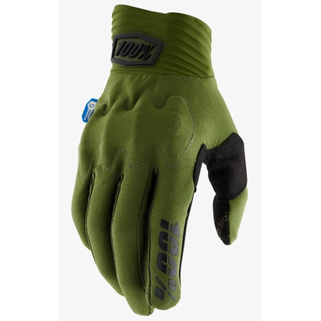 Перчатки Ride 100% COGNITO Smart Shock Glove [Army Green]