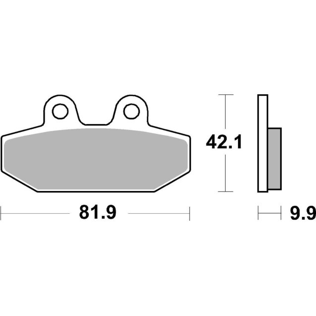 Гальмівні колодки SBS High Power Brake Pads