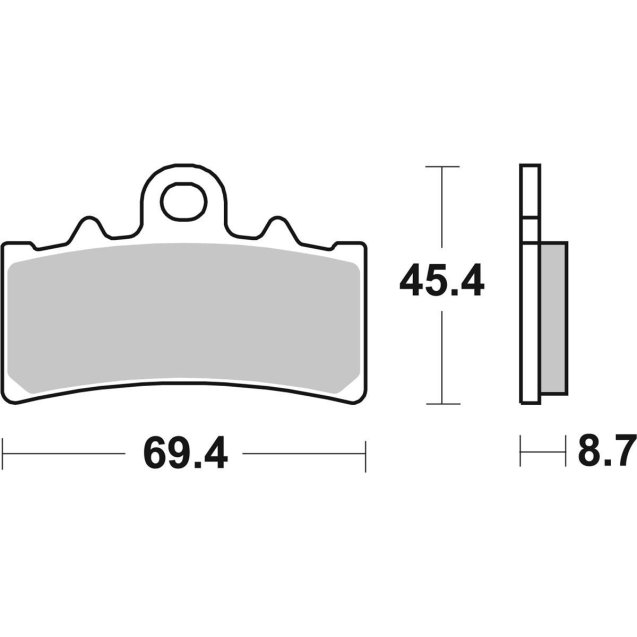 Гальмівні колодки SBS Performance Front Brake Pads