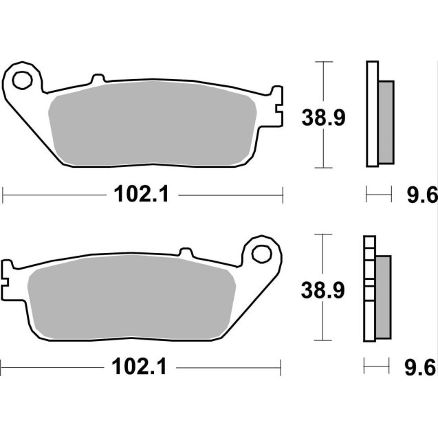 Гальмівні колодки SBS Standard Brake Pads