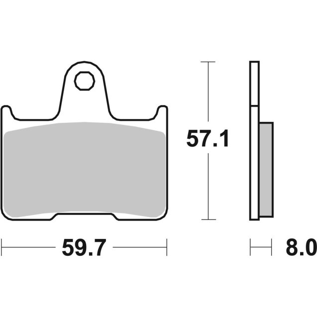 Гальмівні колодки SBS Standard Brake Pads