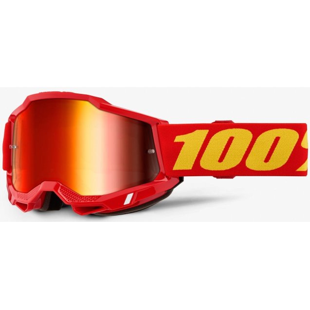 Окуляри 100% ACCURI 2 Goggle Red - Mirror Red Lens