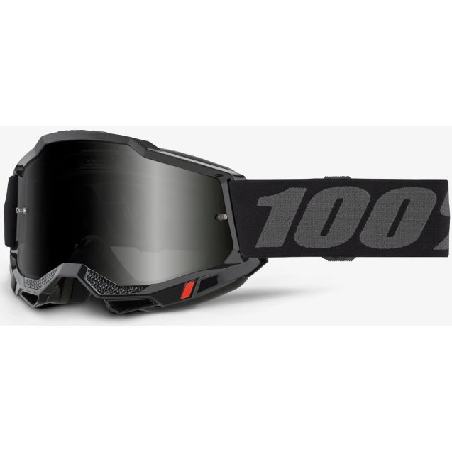 Окуляри 100% ACCURI 2 SAND Goggle Black - Smoke Lens