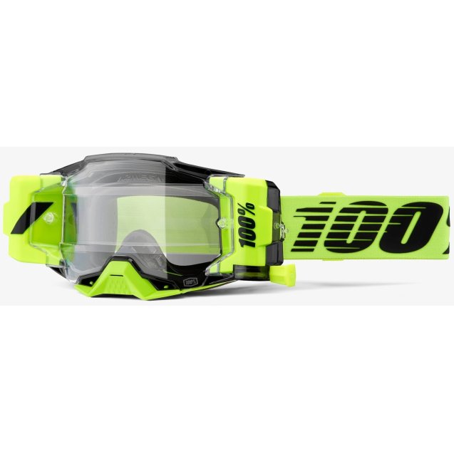 Окуляри 100% ARMEGA FORECAST Goggle Neon Yellow - Clear Lens