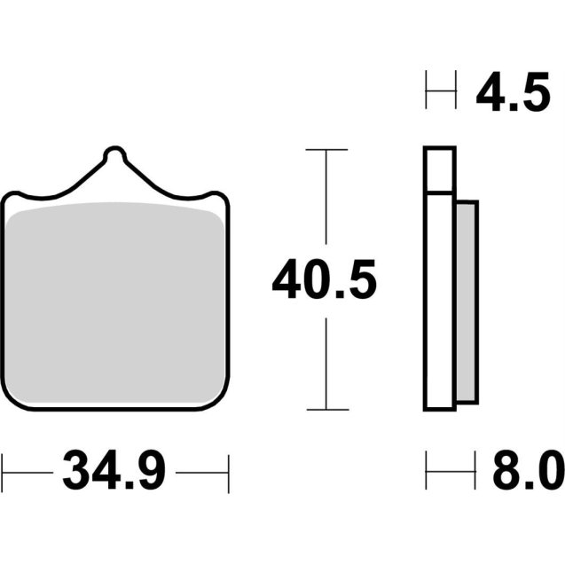 Гальмівні колодки SBS Performance Front Brake Pads