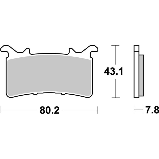 Гальмівні колодки SBS Performance Front Brake Pads