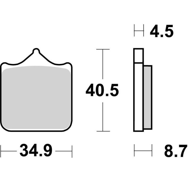 Гальмівні колодки SBS Road Racing Front Brake Pads