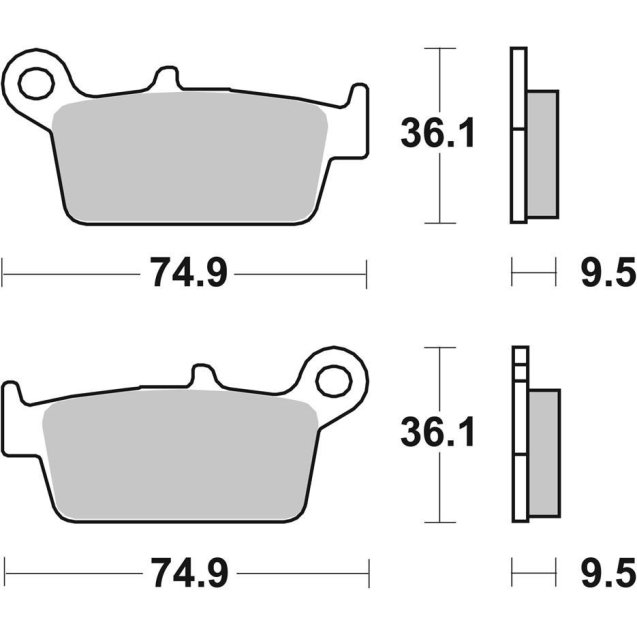 Гальмівні колодки SBS Sport Brake Pads