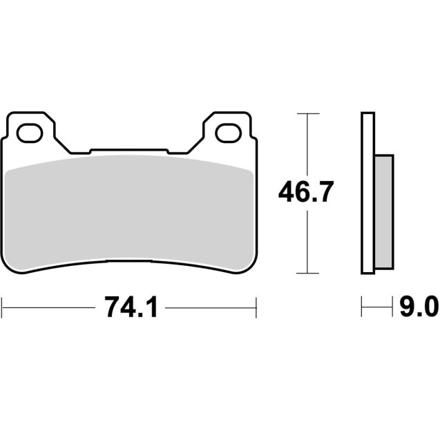 Гальмівні колодки SBS Track Days Front Brake Pads