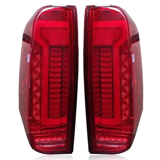 Nissan Navara D40 2005+ оптика задняя LED альтернативная тюнинг красная стиль  LG