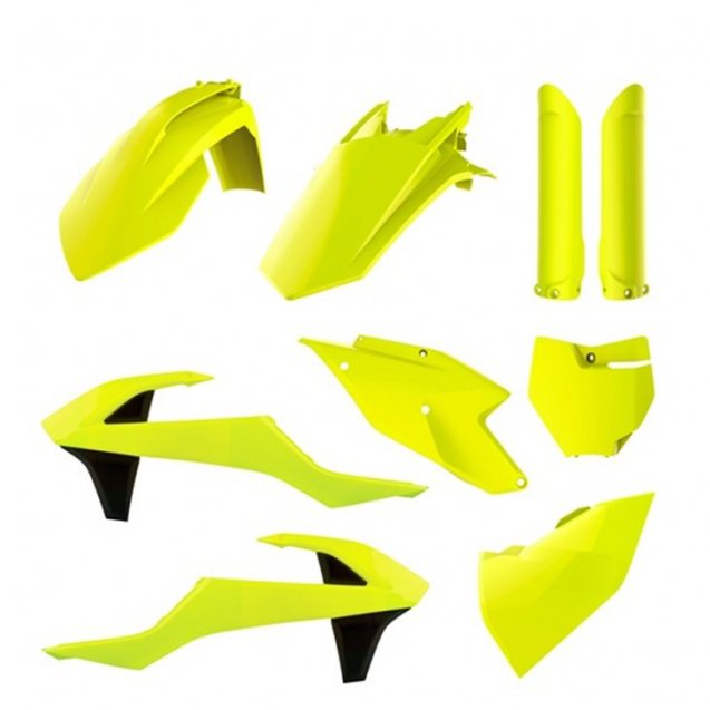 Пластик Polisport MX kit - Kawasaki (16-) [Flo Yellow]