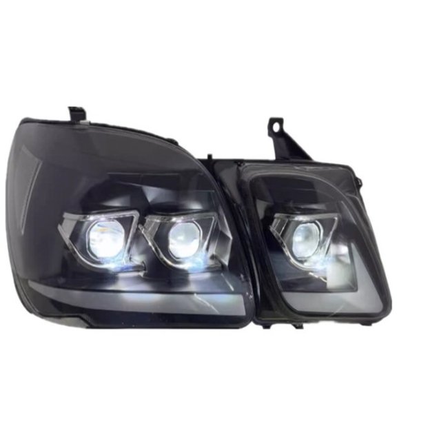 Lexus LX470 1998+ оптика передняя Full LED черная RP