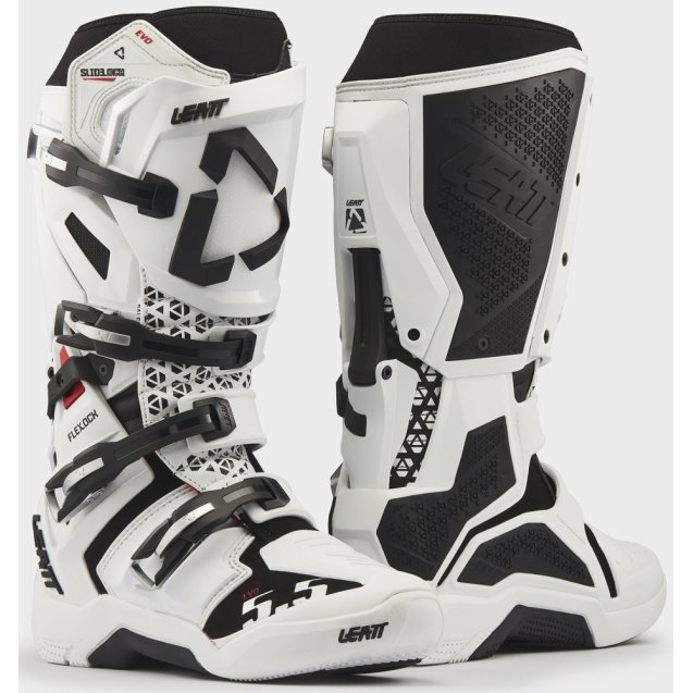 Мотоботи LEATT 5.5 EVO FlexLock Boot [White]