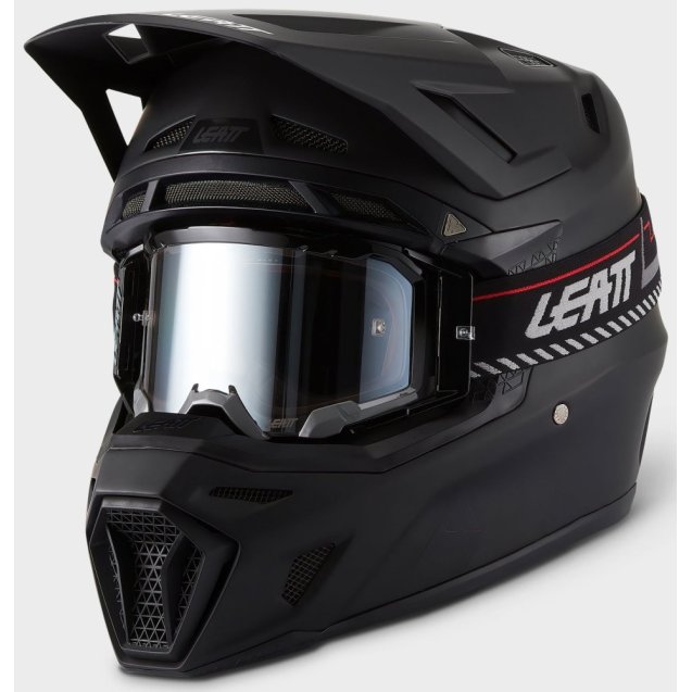 Шолом LEATT Moto 8.5 Helmet + Goggle [Satin Black]