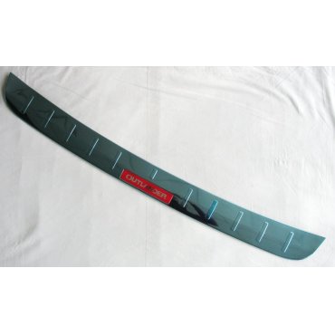 Mitsubishi Outlander 2015 накладка защитная на задний бампер тип C красная