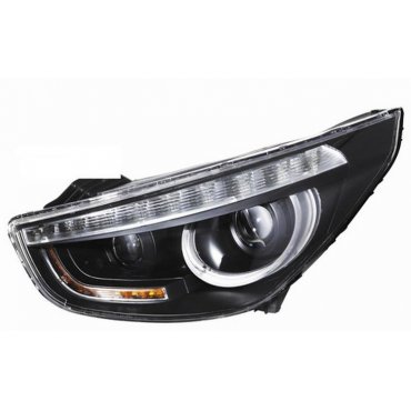 Hyundai IX35 оптика передняя черная Hyundai IX35 оптика передняя черная