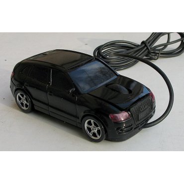 мышка компьютерная проводная Audi Q5 черная