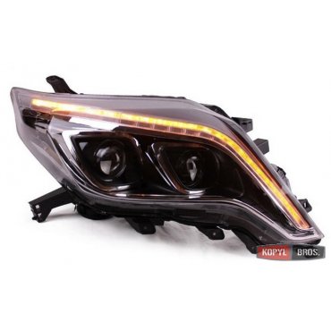 Toyota Prado 150 2014+ оптика передняя альтернативная с бегущим указателем поворотов TLZ