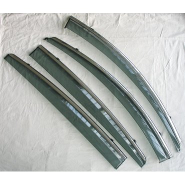 Honda HR-V 2015+ ветровики дефлекторы окон ASP с молдингом нержавеющей стали / sunvisors Honda HR-V 2015+ ветровики дефлекторы окон ASP с молдингом нержавеющей стали / sunvisors