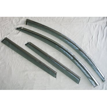 Volvo V90 2019+ ветровики дефлекторы окон ASP с молдингом нержавеющей стали / sunvisors Volvo V90 2019+ ветровики дефлекторы окон ASP с молдингом нержавеющей стали / sunvisors