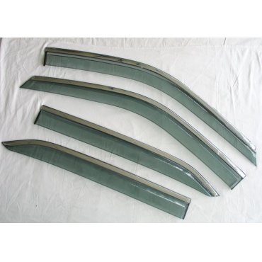 Mitsubishi Eclipse Cross 2018+ ветровики дефлекторы окон ASP с молдингом нержавеющей стали / sunvisors