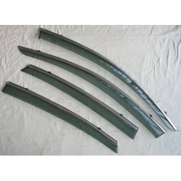 Nissan Teana J33 2013+ ветровики дефлекторы окон ASP с молдингом нержавеющей стали / sunvisors