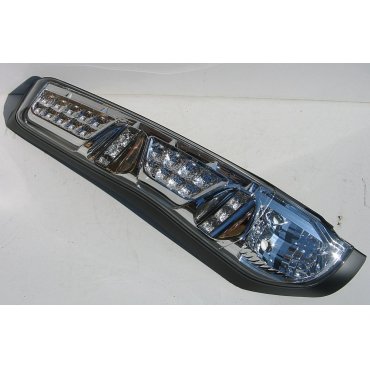 Nissan X-trail T31 оптика задняя  хром 50% LED  Nissan X-trail T31 оптика задняя  хром 50% LED