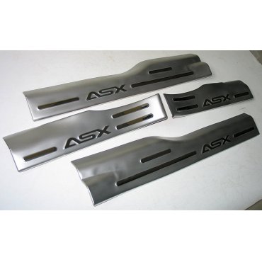 Mitsubishi ASX накладки порогов дверных проемов верхние Mitsubishi ASX накладки порогов дверных проемов верхние