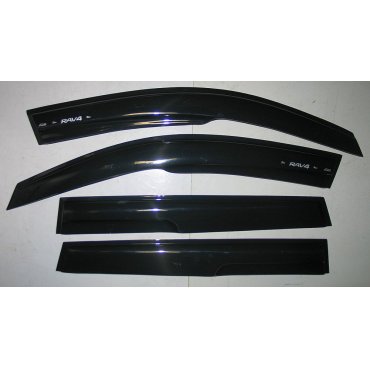 Toyota RAV4 Mk3  ветровики дверей ASP передние и задние/ дефлекторы/ sunvisors