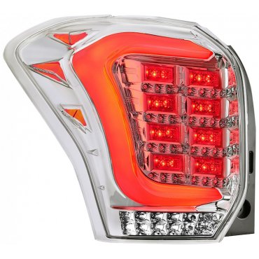 Subaru Forester SJ оптика задняя альтернативная ,фонари тюнинг диодные хром / LED taillights chrome