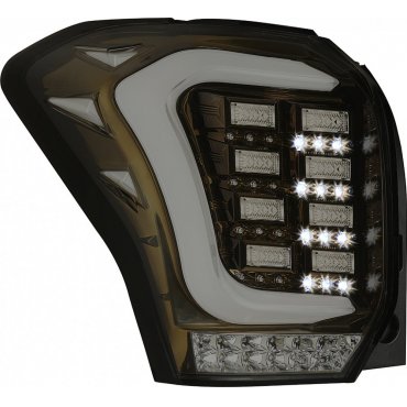Subaru Forester SJ оптика задняя альтернативная ,фонари тюнинг диодные черные / LED taillights smoked black