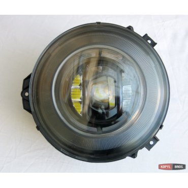 Mercedes Benz G-klasse W463 2007+ оптика передняя черная Full LED стиль 2018+ Mercedes Benz G-klasse W463 2007+ оптика передняя черная Full LED стиль 2018+