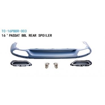 Volkswagen Passat B8 накладка диффузор заднего бампера стиль R-Line