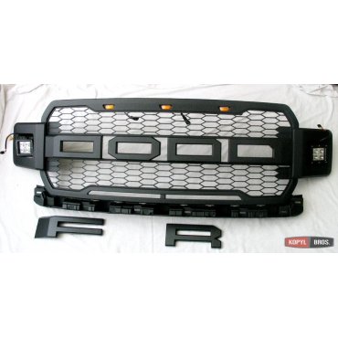 Ford F150 Mk13 2017+ решетка радиатора с LED огнями в стиле Raptor V1 Ford F150 Mk13 2017+ решетка радиатора с LED огнями в стиле Raptor V1