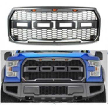 Ford F150 Mk13 2015+ решетка радиатора с LED огнями в стиле Raptor Ford F150 Mk13 2015+ решетка радиатора с LED огнями в стиле Raptor