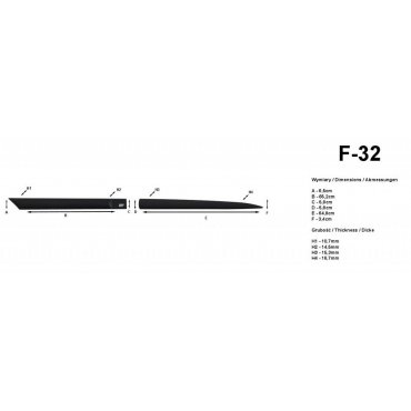 Молдинги на двери Automotiva F-32 / side door moldings Молдинги на двери Automotiva F-32 / side door moldings