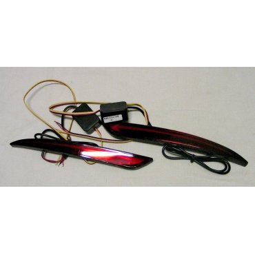 Ford Mondeo Mk5 / Fusion 2013+ LED вставки катафоты в задний бампер Ford Mondeo Mk5 / Fusion 2013+ LED вставки катафоты в задний бампер