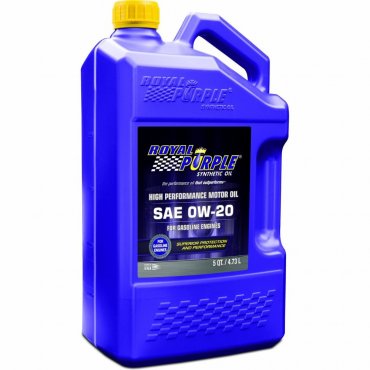 Моторное авто масло Royal Purple API 0w-20 фасовка 4.73л /5 кварт / Royal Purple API motor oil 0W-20 5qt