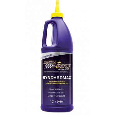 Трансмиссионное авто масло Royal Purple SYNCHROMAX фасовка 0.946л /1 кварта  Трансмиссионное авто масло Royal Purple SYNCHROMAX фасовка 0.946л /1 кварта