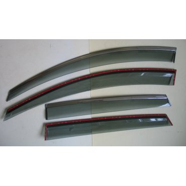 Chevrolet Captiva C140  ветровики дефлекторы окон  ASP с молдингом нержавеющей стали / sunvisors Chevrolet Captiva C140  ветровики дефлекторы окон  ASP с молдингом нержавеющей стали / sunvisors