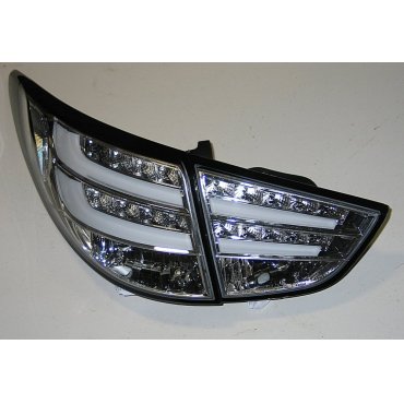 Hyundai  IX35 оптика задняя хром 50% LED Hyundai  IX35 оптика задняя хром 50% LED