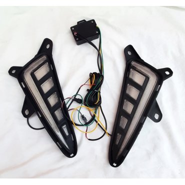 Toyota C-HR LED вставки ходовых огней DRL в передний бампер тип WY