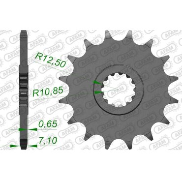 Зірка AFAM 520 Sprocket - Kawasaki