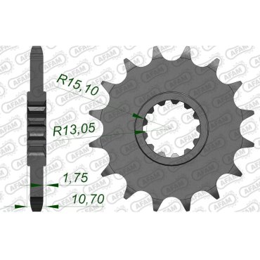 Зірка AFAM 525 Sprocket - Yamaha