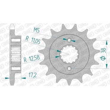 Зірка AFAM 525 Sprocket - Ducati