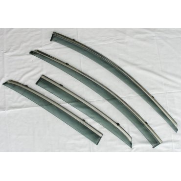 Hyundai I30 Mk2 хэтчбек   ветровики дефлекторы окон ASP с молдингом нержавеющей стали / sunvisors Hyundai I30 Mk2 хэтчбек   ветровики дефлекторы окон ASP с молдингом нержавеющей стали / sunvisors