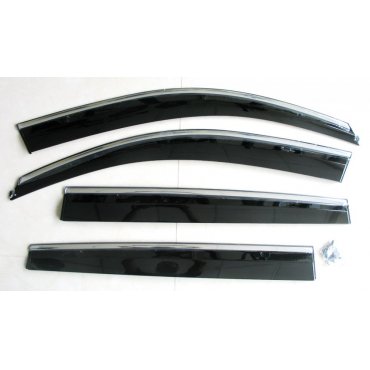 Volkswagen Tiguan ветровики дефлекторы окон ASP с молдингом нержавеющей стали / sunvisors Volkswagen Tiguan ветровики дефлекторы окон ASP с молдингом нержавеющей стали / sunvisors