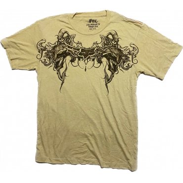 Футболка FOX HEATHERED Short Sleeve Tee - GARGOYLE [Khaki]